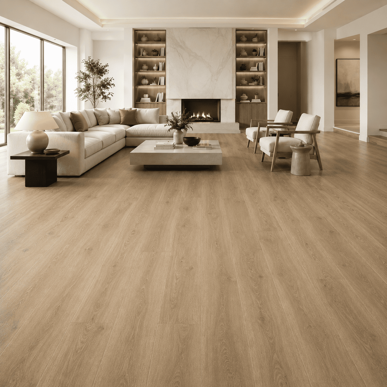 Trend Oak Herringbone wood flooring
