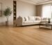 Laminate flooring Lahore oak and grey wood-look sample planks at BM Floors Defence Boulevard showroom