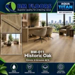 BM-011 Historic Oak waterproof flooring in modern living room by BM Floors Aqua Titan